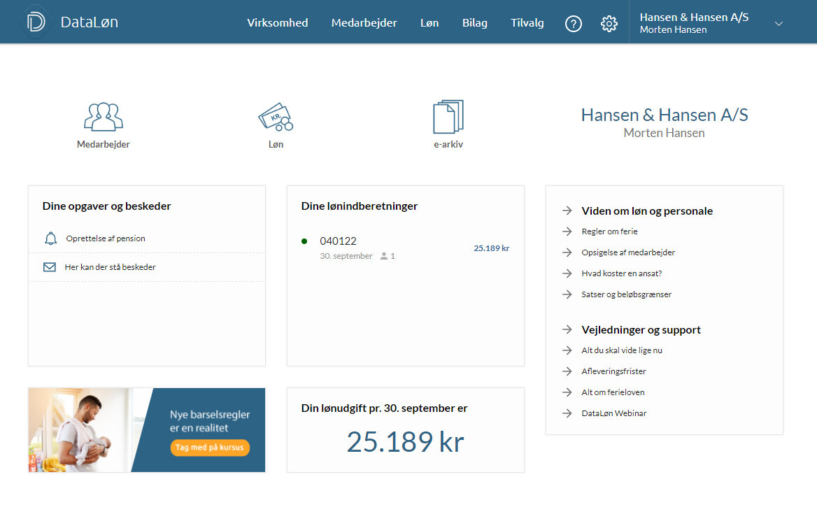 Verdens bedste lønsystem med Visma DataLøn